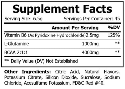 FRUIT PUNCH BCAA BRANCHED CHAIN AMINO ACIDS